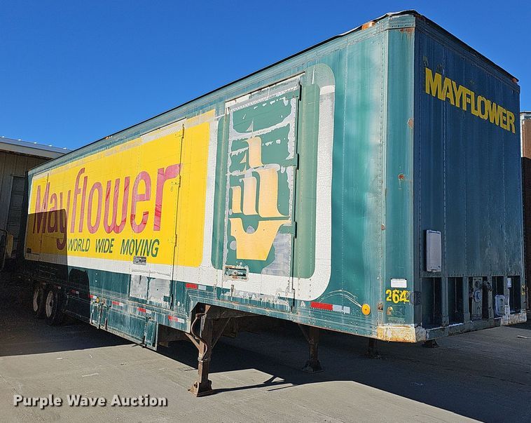 image for item DQ8513 1976 Kentucky Trailers FVCC  dry van trailer