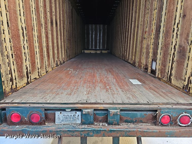 image for item DQ8513 1976 Kentucky Trailers FVCC  dry van trailer