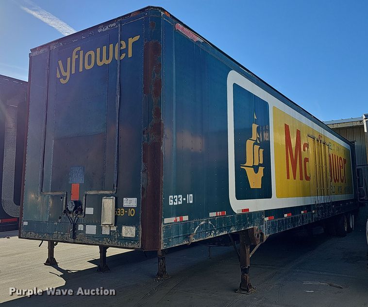 image for item DQ8514 1986 Great Dane Trailers 7730 TDAR1-F  dry van trailer