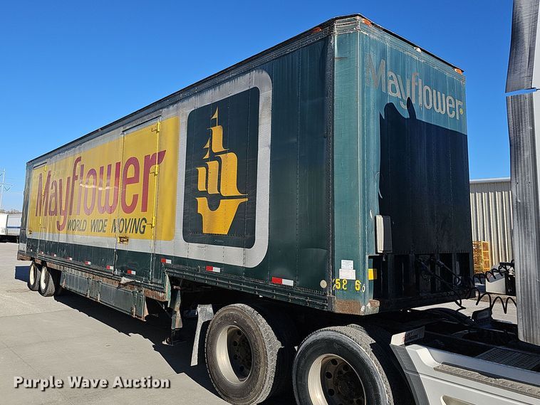 image for item DQ8515 1974 Kentucky Trailers FVCC  dry van trailer