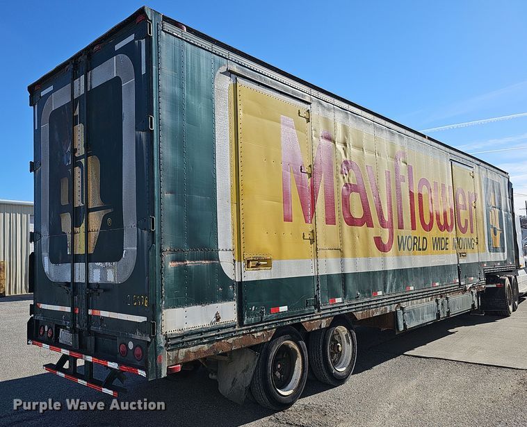 image for item DQ8515 1974 Kentucky Trailers FVCC  dry van trailer