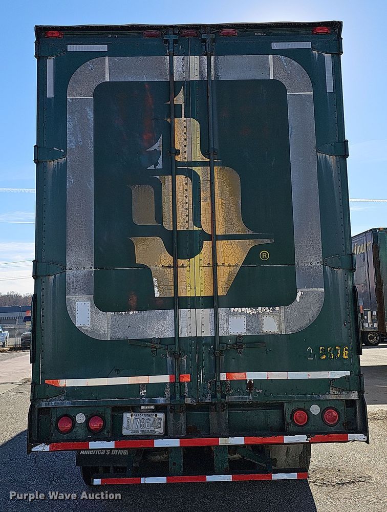 image for item DQ8515 1974 Kentucky Trailers FVCC  dry van trailer