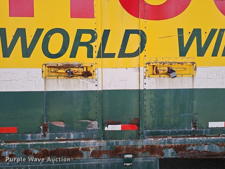 image for item DQ8515 1974 Kentucky Trailers FVCC  dry van trailer