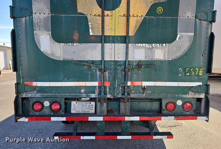 image for item DQ8515 1974 Kentucky Trailers FVCC  dry van trailer