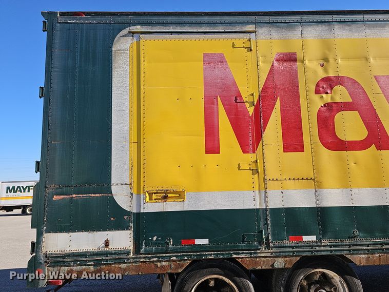 image for item DQ8515 1974 Kentucky Trailers FVCC  dry van trailer