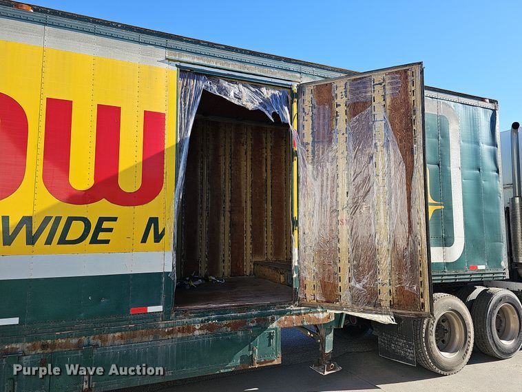 image for item DQ8515 1974 Kentucky Trailers FVCC  dry van trailer