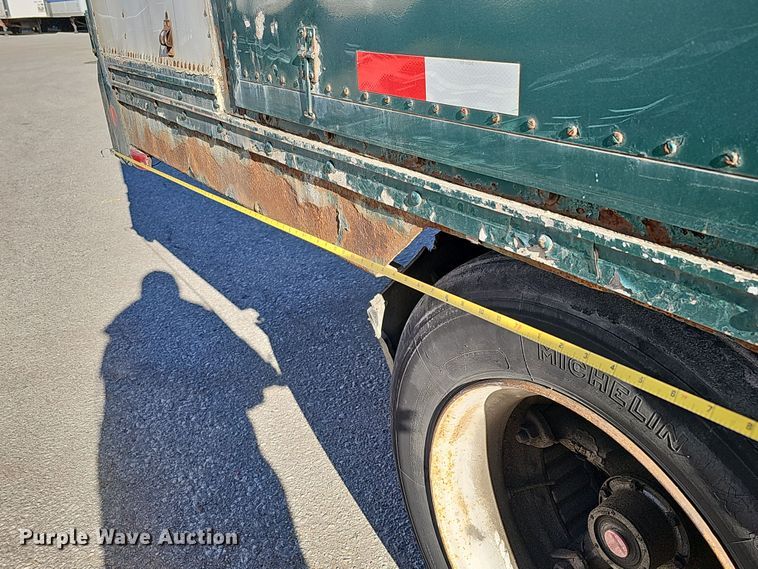 image for item DQ8515 1974 Kentucky Trailers FVCC  dry van trailer