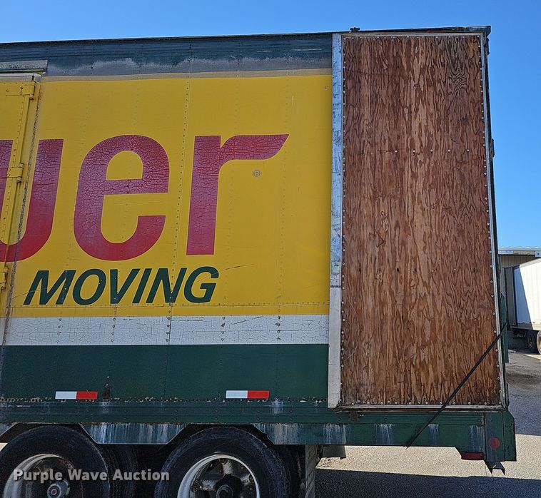 image for item DQ8515 1974 Kentucky Trailers FVCC  dry van trailer