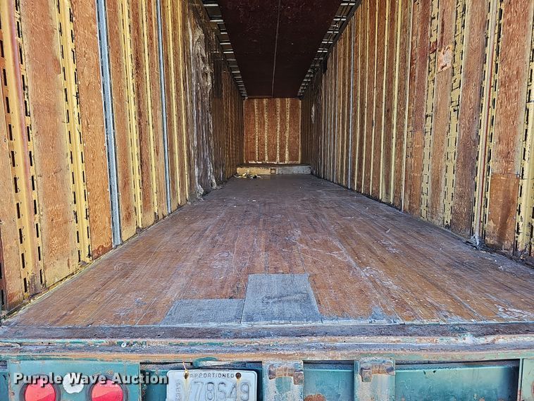 image for item DQ8515 1974 Kentucky Trailers FVCC  dry van trailer