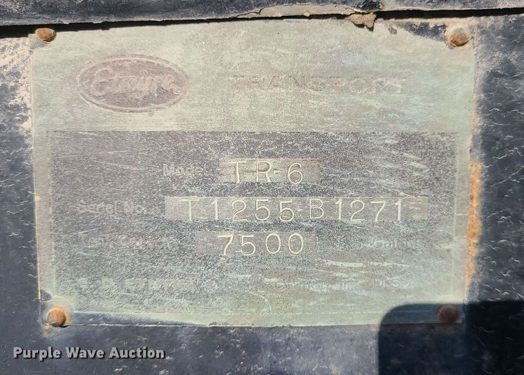 image for item DR7794 1980 Etnyre TR6 tank trailer