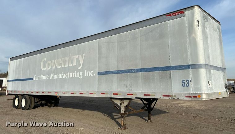 image for item DS1498 1997 Great Dane 7411TJWA  dry van trailer