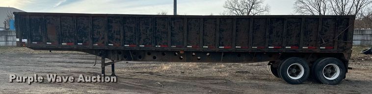 image for item DW2933 1980 Transcraft TL-42  scrap trailer