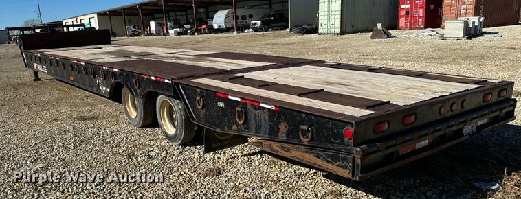 image for item GG9961 1998 Dakota Trail Eze  drop deck equipment trailer