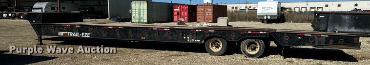 image for item GG9961 1998 Dakota Trail Eze  drop deck equipment trailer