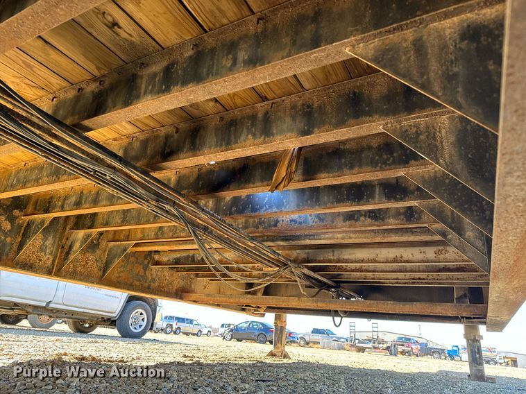 image for item GG9961 1998 Dakota Trail Eze  drop deck equipment trailer