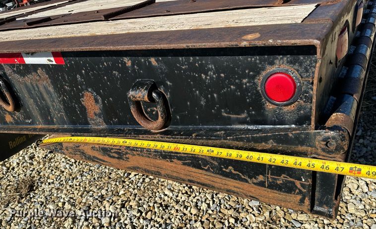 image for item GG9961 1998 Dakota Trail Eze  drop deck equipment trailer