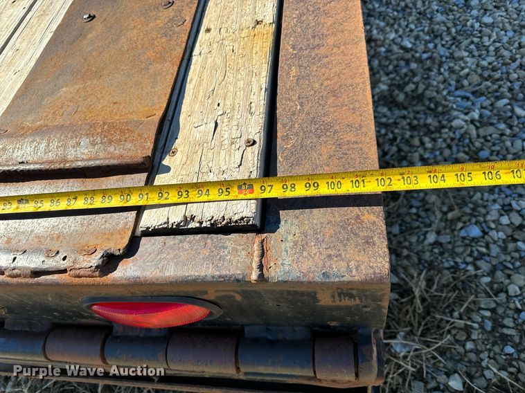 image for item GG9961 1998 Dakota Trail Eze  drop deck equipment trailer