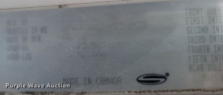 image for item KU9011 2004 Sterling AT9500  semi truck