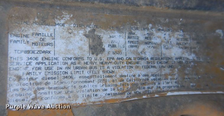 image for item LC9387 1996 Kenworth W900 semi truck