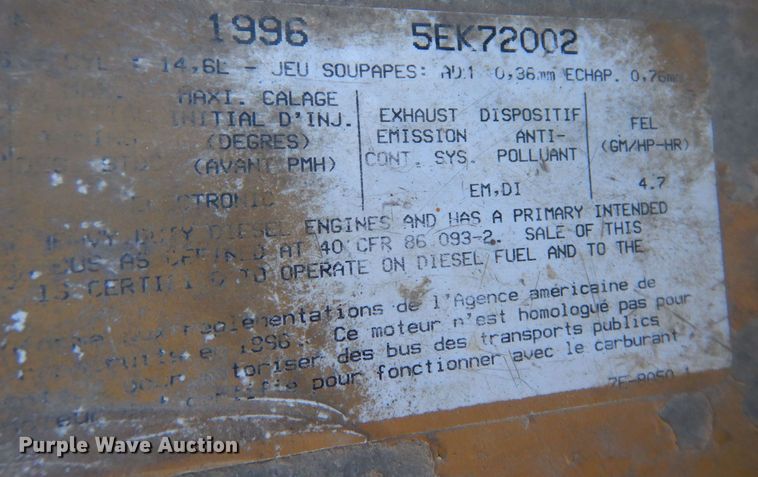 image for item LC9387 1996 Kenworth W900 semi truck