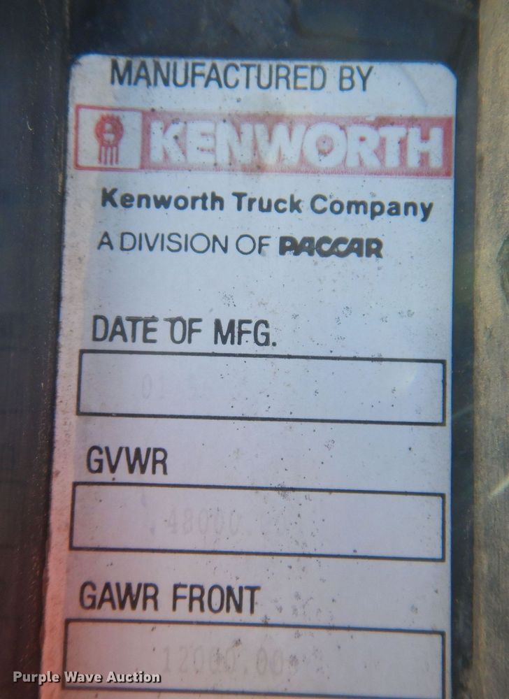 image for item LC9387 1996 Kenworth W900 semi truck