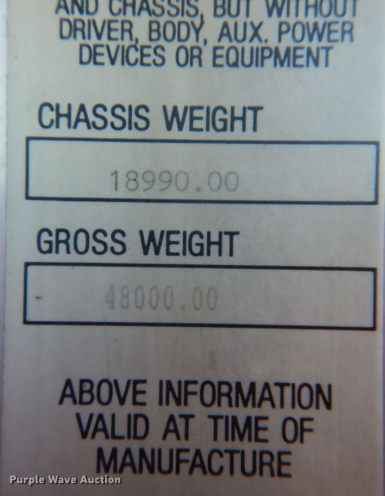 image for item LC9387 1996 Kenworth W900 semi truck