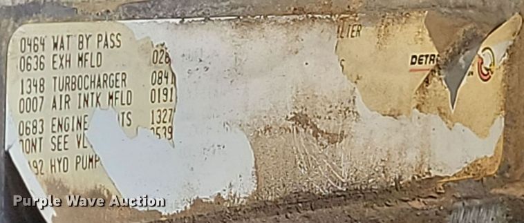 image for item LD9050 1993 WhiteGMC WGM  semi truck