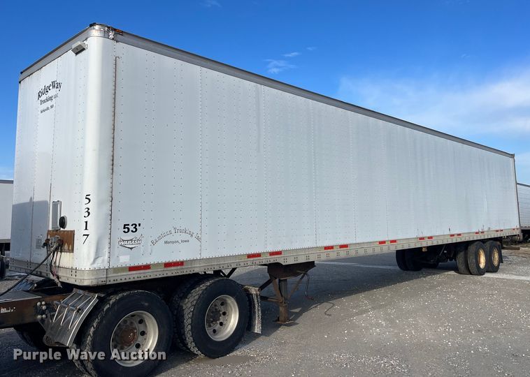 image for item LD9889 2007 Wabash DVLHHSA  dry van trailer