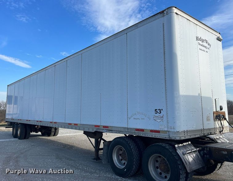 image for item LD9889 2007 Wabash DVLHHSA  dry van trailer
