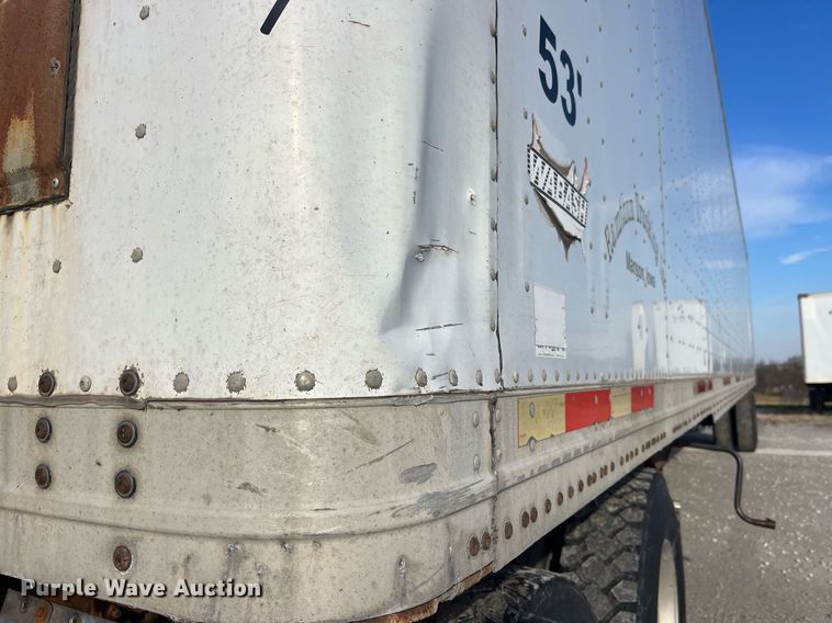 image for item LD9889 2007 Wabash DVLHHSA  dry van trailer