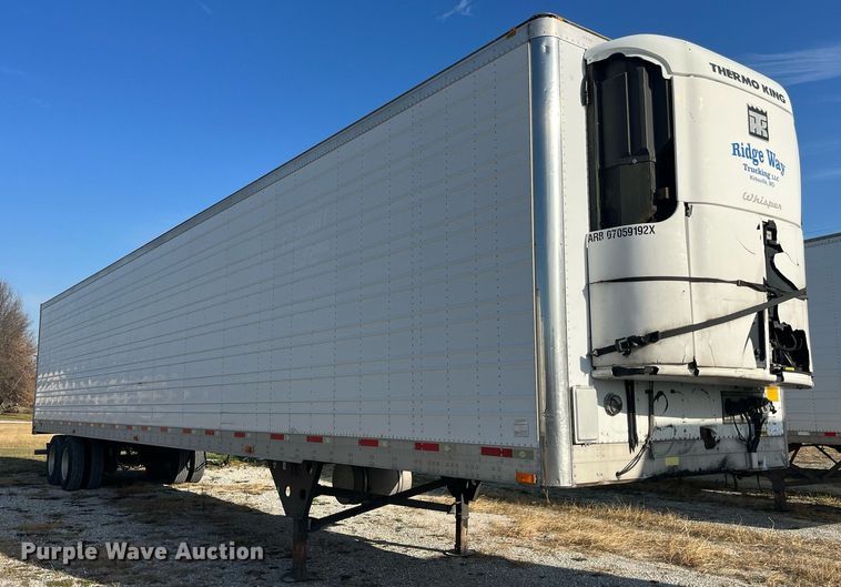 image for item LD9890 2008 Utility Trailer VS2RA  refrigerated van trailer