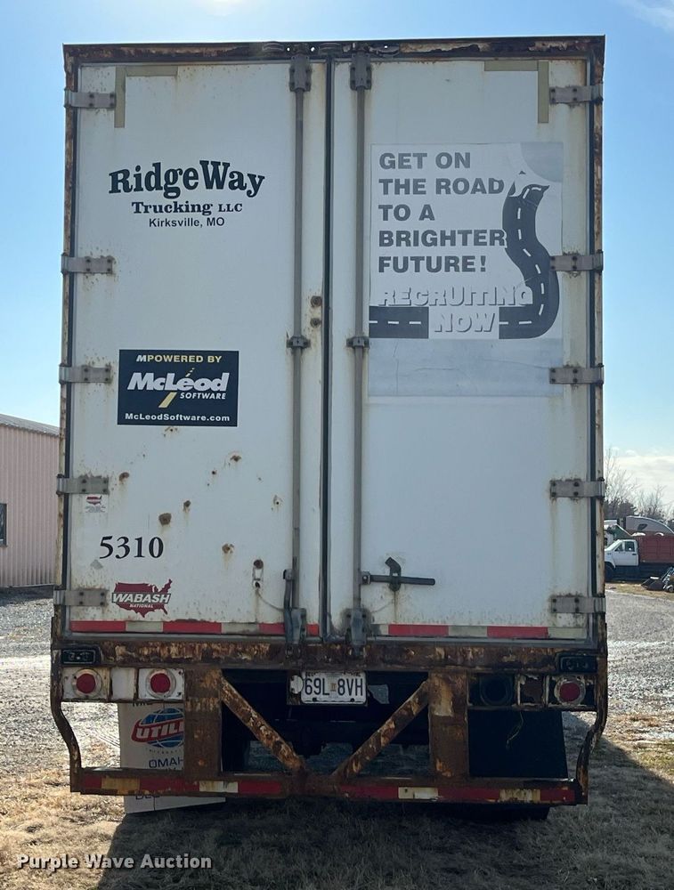 image for item LD9893 2004 Wabash  dry van trailer