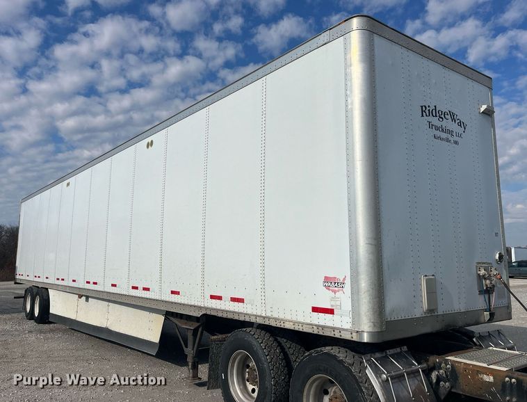 image for item LD9894 2009 Wabash  dry van trailer