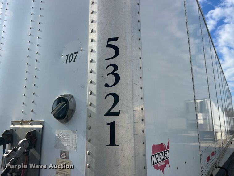 image for item LD9894 2009 Wabash  dry van trailer