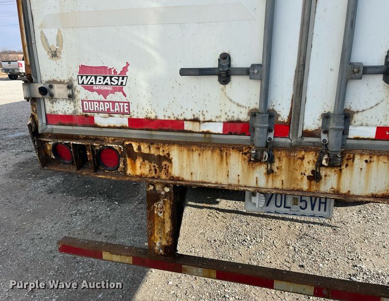 image for item LD9894 2009 Wabash  dry van trailer