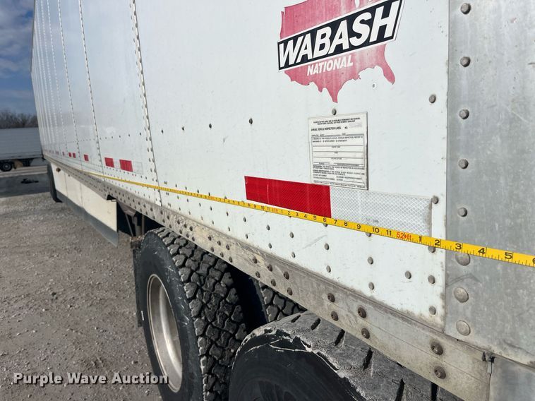 image for item LD9894 2009 Wabash  dry van trailer