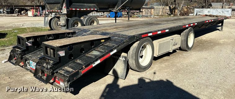 image for item LK9646 2021 Transcraft  554S  drop deck equipment trailer