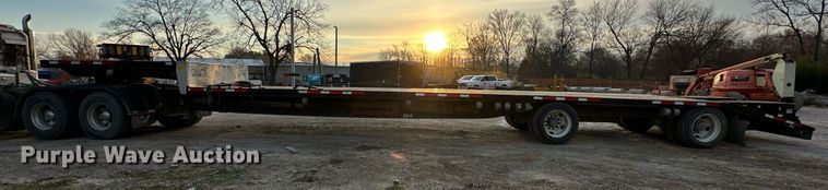image for item LK9646 2021 Transcraft  554S  drop deck equipment trailer
