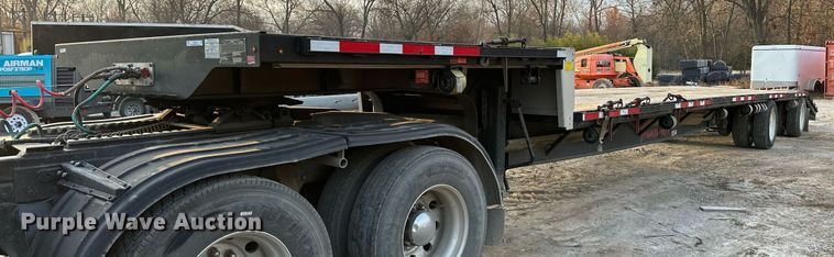 image for item LK9646 2021 Transcraft  554S  drop deck equipment trailer