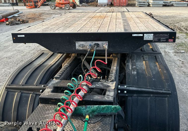 image for item LK9646 2021 Transcraft  554S  drop deck equipment trailer