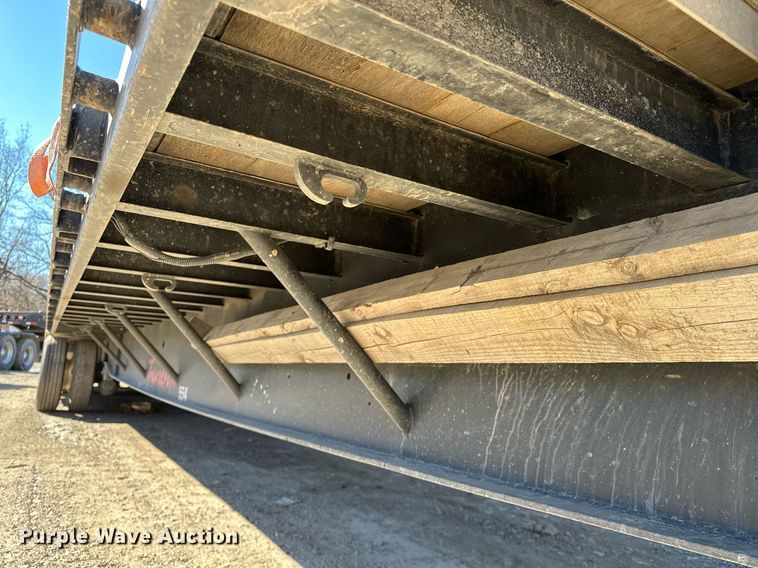 image for item LK9646 2021 Transcraft  554S  drop deck equipment trailer
