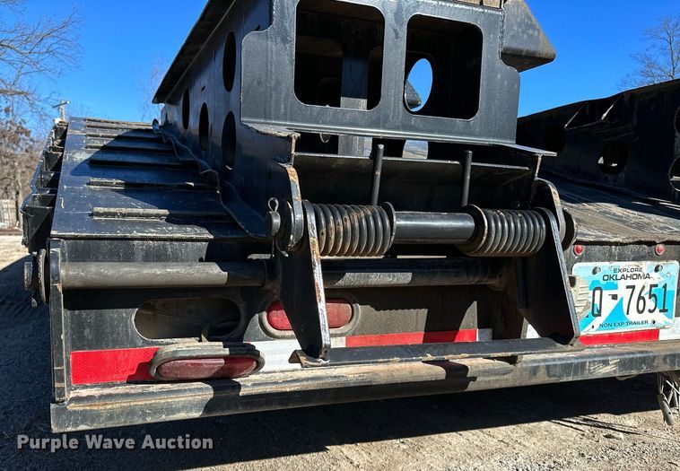 image for item LK9646 2021 Transcraft  554S  drop deck equipment trailer