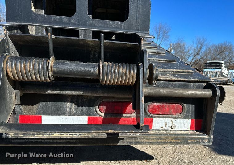 image for item LK9646 2021 Transcraft  554S  drop deck equipment trailer