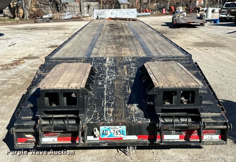 image for item LK9646 2021 Transcraft  554S  drop deck equipment trailer