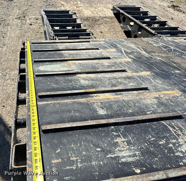 image for item LK9646 2021 Transcraft  554S  drop deck equipment trailer