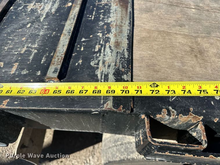 image for item LK9646 2021 Transcraft  554S  drop deck equipment trailer