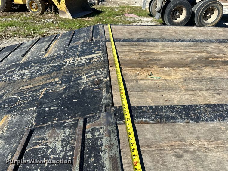 image for item LK9646 2021 Transcraft  554S  drop deck equipment trailer