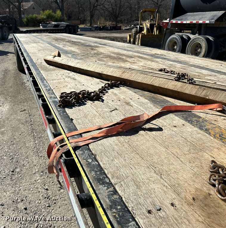 image for item LK9646 2021 Transcraft  554S  drop deck equipment trailer
