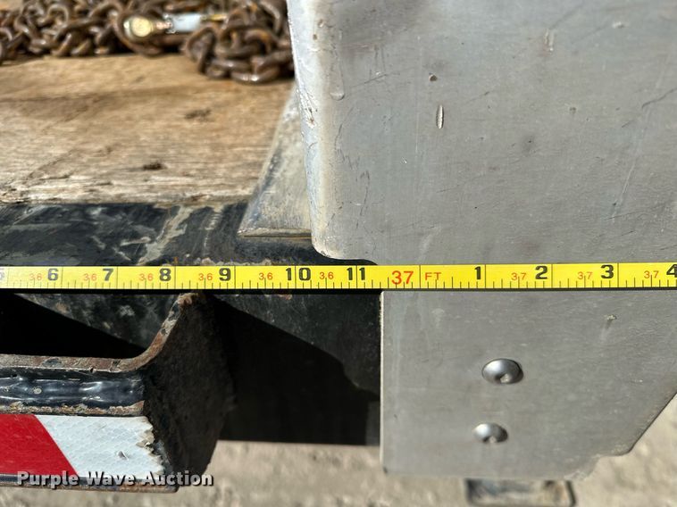 image for item LK9646 2021 Transcraft  554S  drop deck equipment trailer