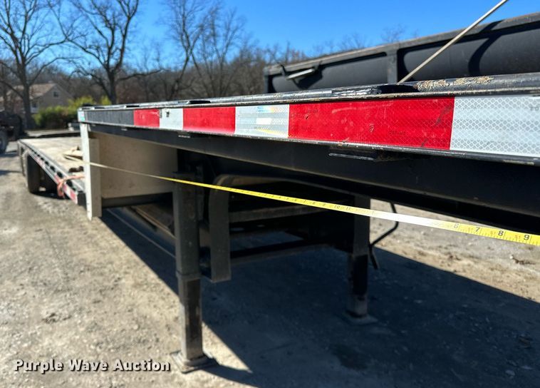 image for item LK9646 2021 Transcraft  554S  drop deck equipment trailer